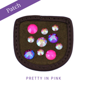 Pretty in Pink Reithandschuh Patches